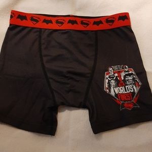 Boys Boxer Briefs Sz 10. Batman / Superman Design